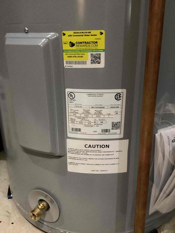 Completed annual maintenance on boiler system and addressed emergency water heater failure. Performed comprehensive inspection of boiler components, ductwork, and refrigerant lines as part of prepaid maintenance agreement. Replaced failed water heater due to active leak, installed new unit with proper code-compliant connections including pressure relief valve and drainage assembly.