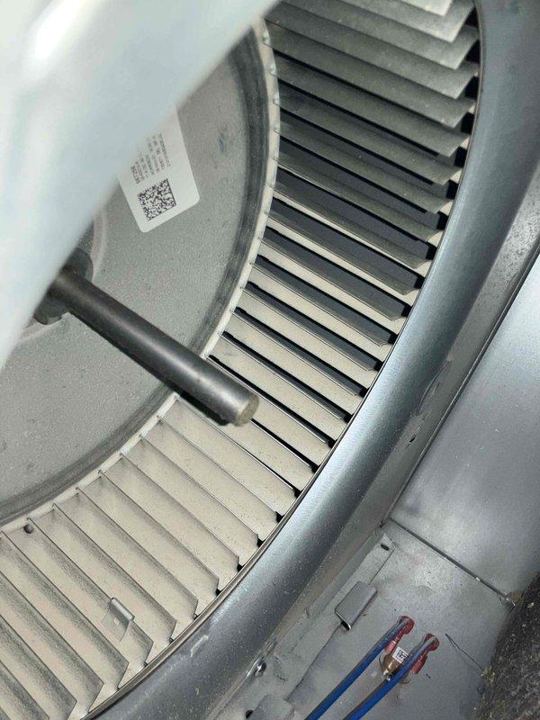 Completed annual heat inspection on 3-year-old furnace under Partner Plan maintenance agreement. Performed comprehensive system evaluation including blower assembly inspection and air filter assessment. Blower motor and squirrel cage fan showed normal operational wear with minor dust accumulation consistent with regular use. Replaced heavily soiled air filter that displayed significant particulate buildup. All electrical connections verified secure, system operating within normal parameters with no deficiencies noted.