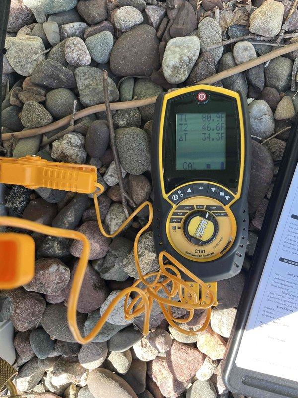 Completed annual partner plan inspection on 16-year-old mini split system. Performed operational testing and temperature measurements across system components. Observed buildup on blower fan wheels in indoor head unit that would benefit from professional cleaning service. Discussed recommended cleaning service with customer, who declined service at this time.