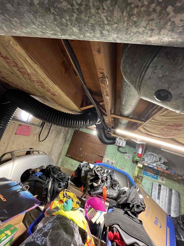 Responded to no cooling complaint on R-22 air conditioning system. Upon arrival, confirmed outdoor condenser unit was running but no cool air was being delivered to the living space. Performed diagnostic evaluation and discovered system was completely empty of refrigerant, indicating a leak in the system. The outdoor unit showed significant age-related corrosion and rust on the fan assembly and components, consistent with extended exposure to outdoor elements. Discussed troubleshooting and repair options with customer versus system replacement consultation. Customer elected to proceed with comfort advisor consultation to evaluate replacement options given the age of the equipment, R-22 refrigerant phase-out considerations, and current system condition.