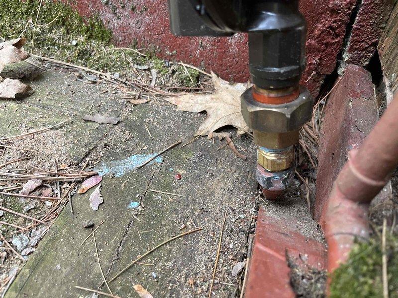 Responded to service call for gas line installation estimate to convert kitchen from electric to propane stove. Assessed existing conditions including outdoor gas connection point at brick exterior and current electric range location in kitchen. Determined approximately 16 feet of gas piping and appropriate shut-off valves would be required for safe installation. Clarified scope of work with customer, as there was initial misunderstanding regarding immediate installation versus estimate provision, and provided detailed written estimate for the gas line installation project.