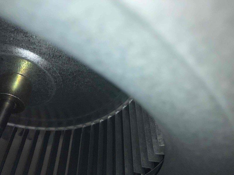 Completed annual heat inspection on 7-year-old furnace as part of prepaid maintenance plan. Inspected blower assembly and found slight dust accumulation on blower wheel; noted wear on flame sensor requiring monitoring. Performed combustion analysis using digital analyzer, recording oxygen levels at 9.2%, carbon dioxide at 7.7%, and stack temperature readings. Provided estimate for recommended services based on findings.