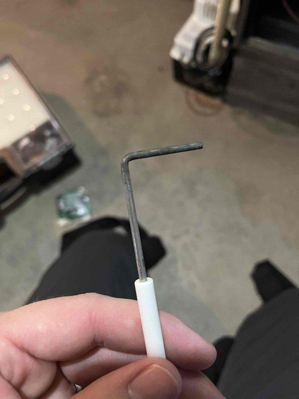 Completed partner plan inspection of furnace system. Identified mild corrosion on burners, flame sensor, and igniter components. Run capacitor tested below optimal specifications. Provided estimates for recommended repairs and documented equipment condition with photos.
