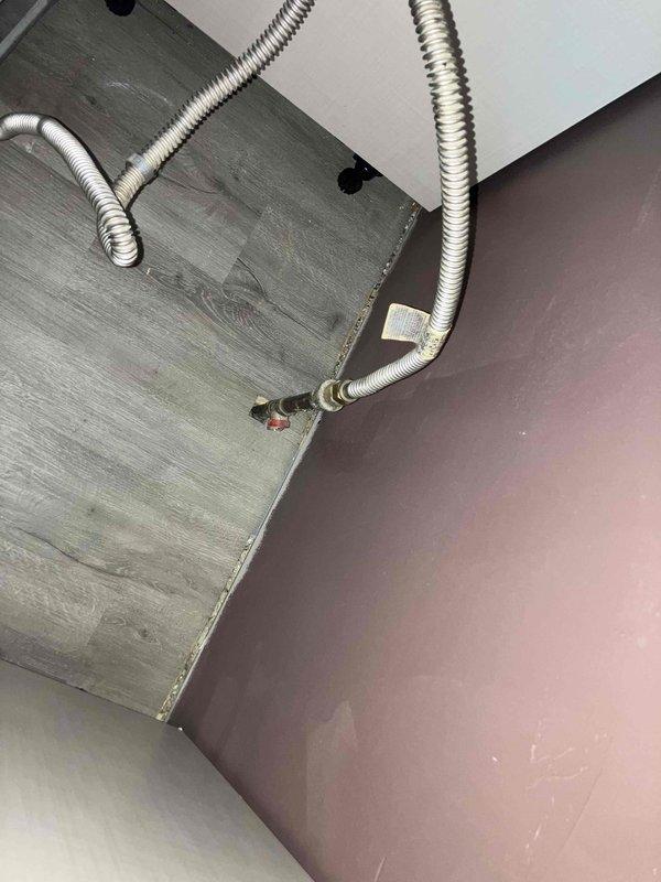 Responded to service call for gas line relocation for kitchen stove installation. Assessed existing gas piping configuration and determined that approximately one inch of repositioning would be required to accommodate new appliance placement. Provided detailed estimate for the gas line modification work.