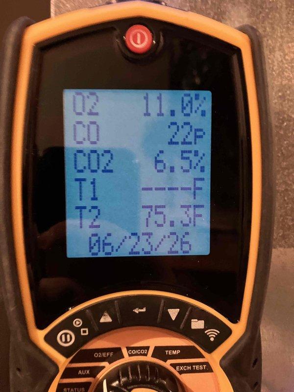 Completed annual preventive maintenance inspection on AC unit #2. Performed combustion analysis and system diagnostics with all readings within normal operating parameters. No deficiencies found; unit operating properly.
