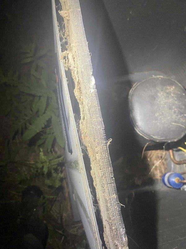 Responded to no cooling complaint on 10-year-old residential air conditioning system. Upon inspection, found evaporator coil heavily clogged with dust, dirt, and debris accumulation, restricting airflow and preventing proper heat transfer. Unit was operating in fan-only mode due to severely reduced system capacity from dirty coil. Performed thorough cleaning of evaporator coil, removing significant buildup of lint, dust, and biological material that had accumulated over extended period without maintenance. Restored proper airflow through coil fins and verified system returned to normal cooling operation. Documented pre-cleaning condition showing extreme contamination levels. System now functioning as designed with adequate cooling capacity restored to entire home.