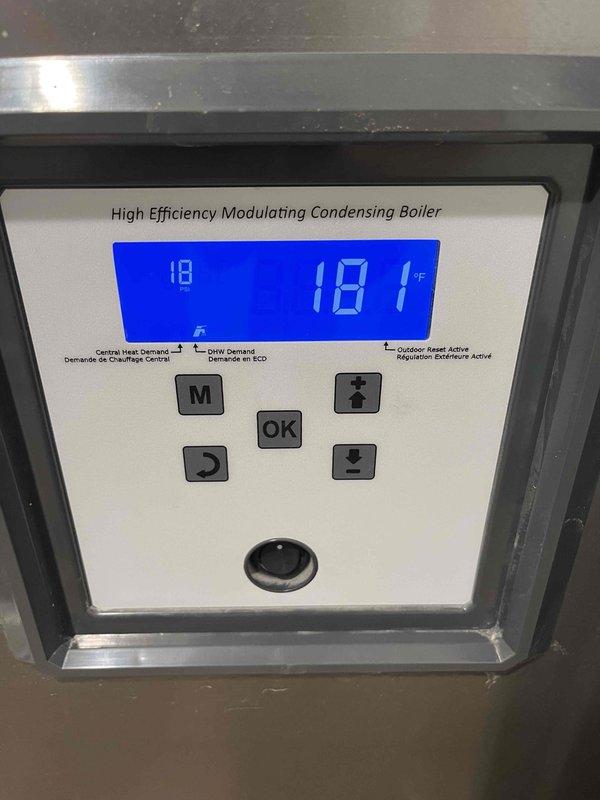 Responded to service call for multi-zone HVAC system with cooling issues and incomplete maintenance work. Reset tripped breaker for bedroom AC unit and verified operational status upon restart. Completed previously sold system flush work on high-efficiency modulating condensing boiler as indicated by control panel inspection. One zone remains inoperable and requires further diagnostic assessment. System drain cleaning and antifreeze addition scheduled for return visit to complete outstanding maintenance requirements.