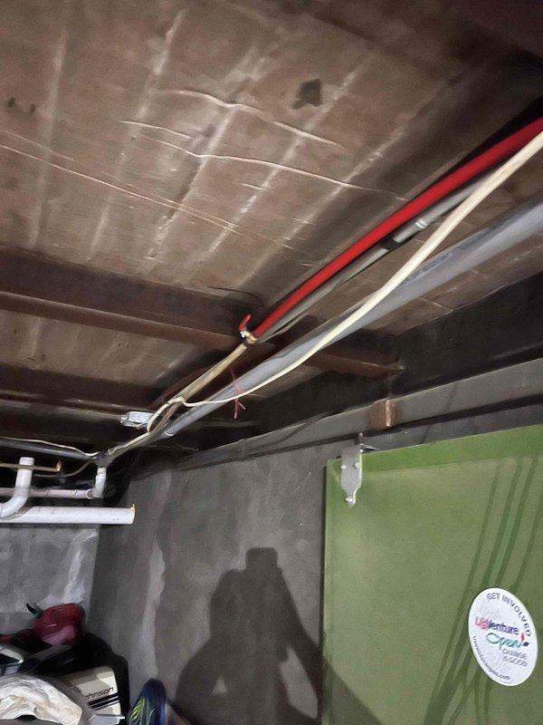 Responded to complaint of heat coming through hot water registers when boiler was off. Removed outdoor temperature sensor from Evergreen circuit loop and adjusted system settings to resolve the issue. System tested and confirmed operating normally after sensor removal. Additionally inspected noisy circulating pump on secondary boiler, identified as a small black Gould pump serving the domestic hot water system. Prepared estimate for pump replacement as unit is not a stock item.
