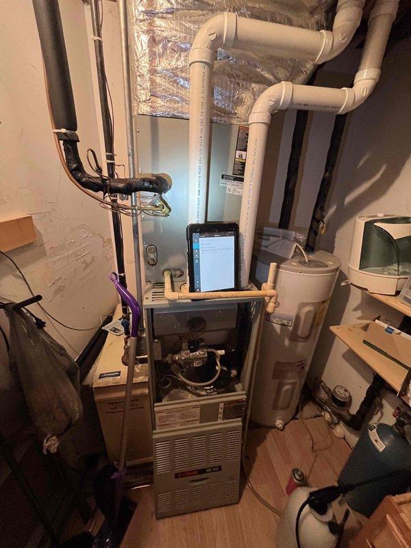 Responded to no cool call on approximately 30-year-old HVAC system. Upon inspection, found failed capacitor and severely plugged condenser coil with heavy dust and debris accumulation throughout unit. Documented equipment condition with photos showing extensive dirt buildup on coil fins and internal components. Provided estimates for necessary repairs and awaiting approval from management to proceed with recommended work.