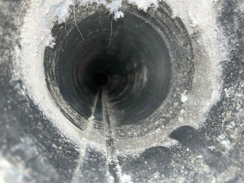 Completed dryer vent cleaning for residential unit. Accessed and thoroughly cleaned the dryer exhaust duct system, removing accumulated lint and debris from the vent line. Cleaning process was successful, restoring proper airflow and ventilation without requiring vent replacement. System is now operating efficiently with clear exhaust pathway.
