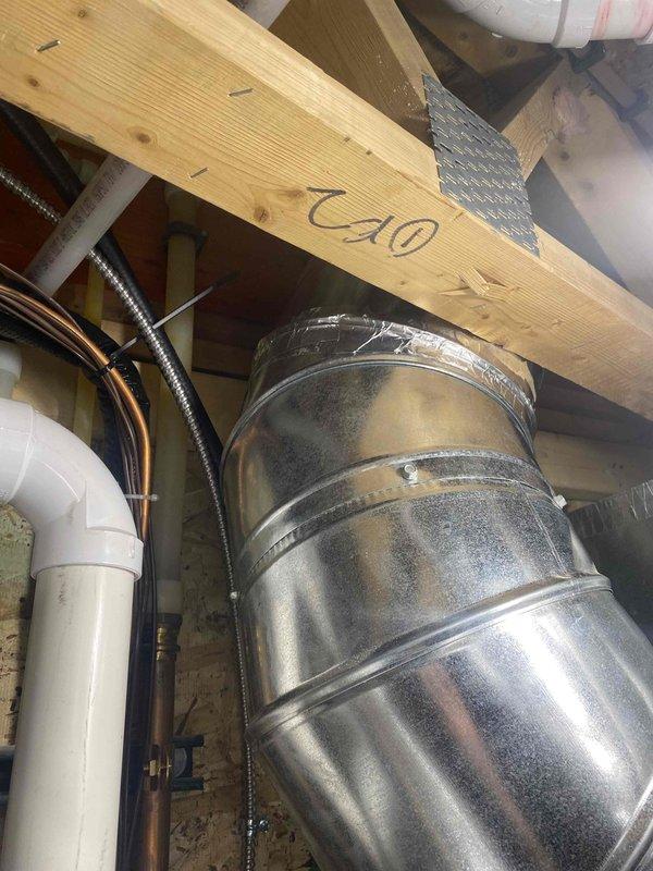 Completed annual inspection of boiler and indirect water heater system. Identified multiple issues with original installation requiring correction, including improper electrical relay connections on pressure tank assembly and ductwork installation concerns. Documented findings with photos and prepared estimate for necessary repairs to bring system up to code and proper operating standards.
