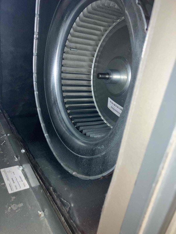 Completed annual prepaid preventive maintenance inspection on mini-split air conditioning system. Performed comprehensive system evaluation including inspection of outdoor unit motor assembly, indoor air handler, and blower wheel components. All equipment found to be operating within normal parameters with no deficiencies noted requiring immediate attention.