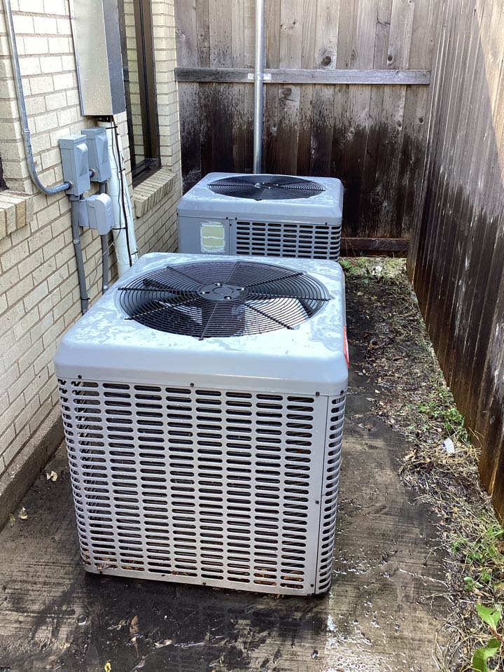 Performed maintenance on 2 units 