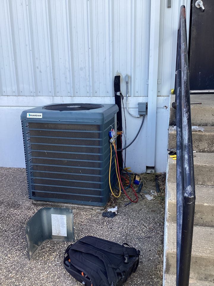 Performed a diagnosis on the unit 