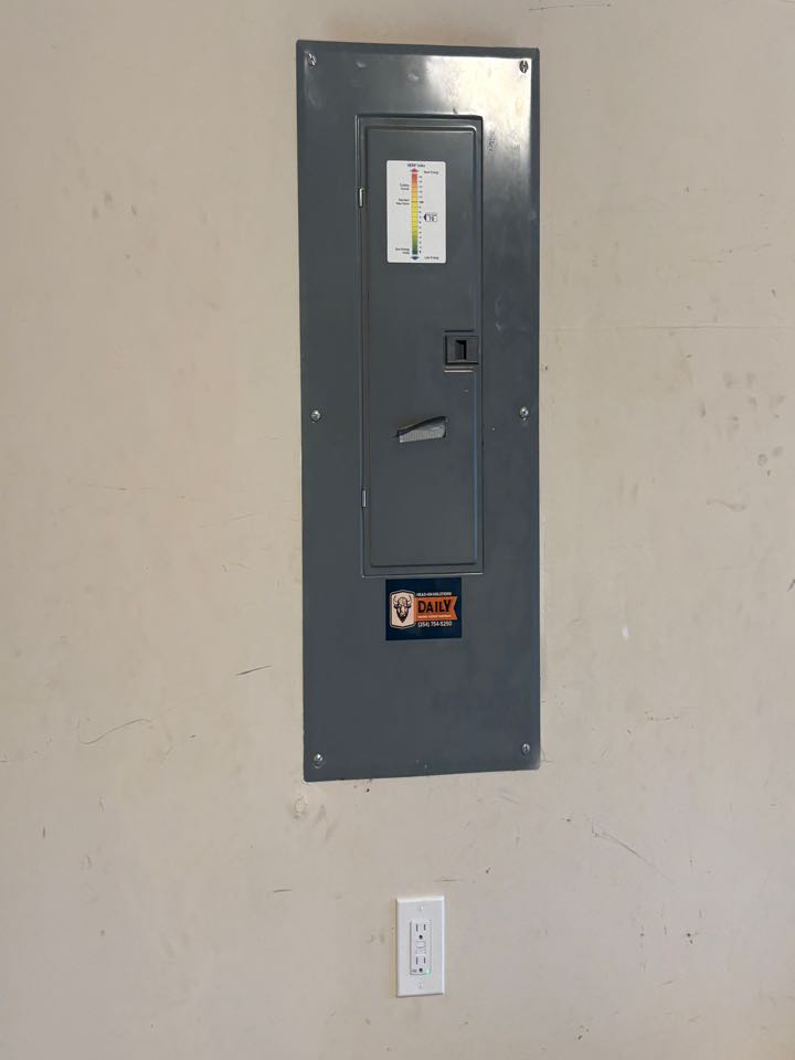 Hewitt, TX - Added a 120v dedicated circuit for a future deep freezer in the customers garage. Hewitt, TX - Added a 120v dedicated circuit for a future deep freezer in the customers garage.