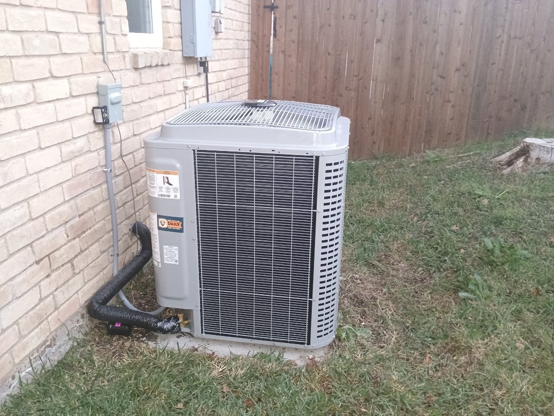 installed a 4 ton split system