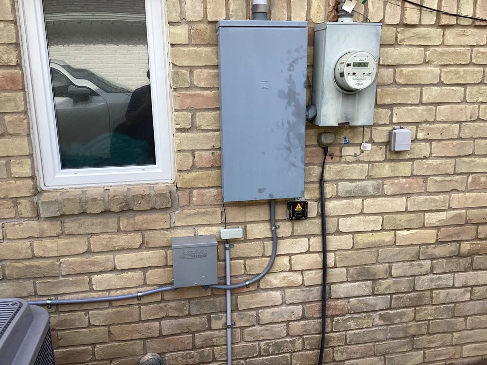 Installed HD surge protector 