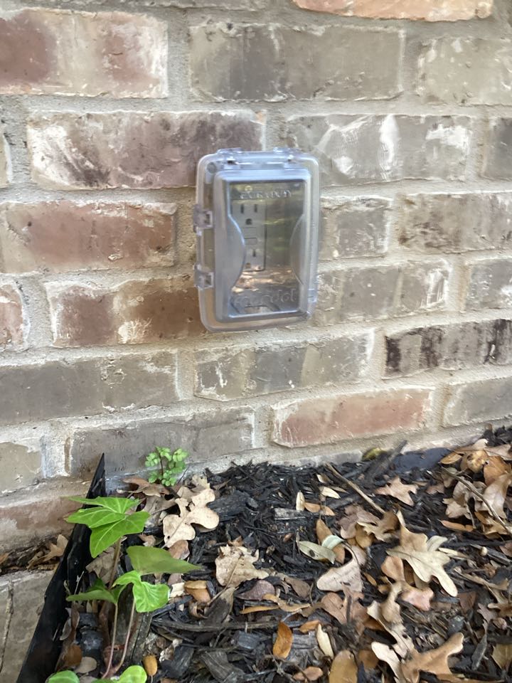 Troubleshoot and reset outdoor gfi