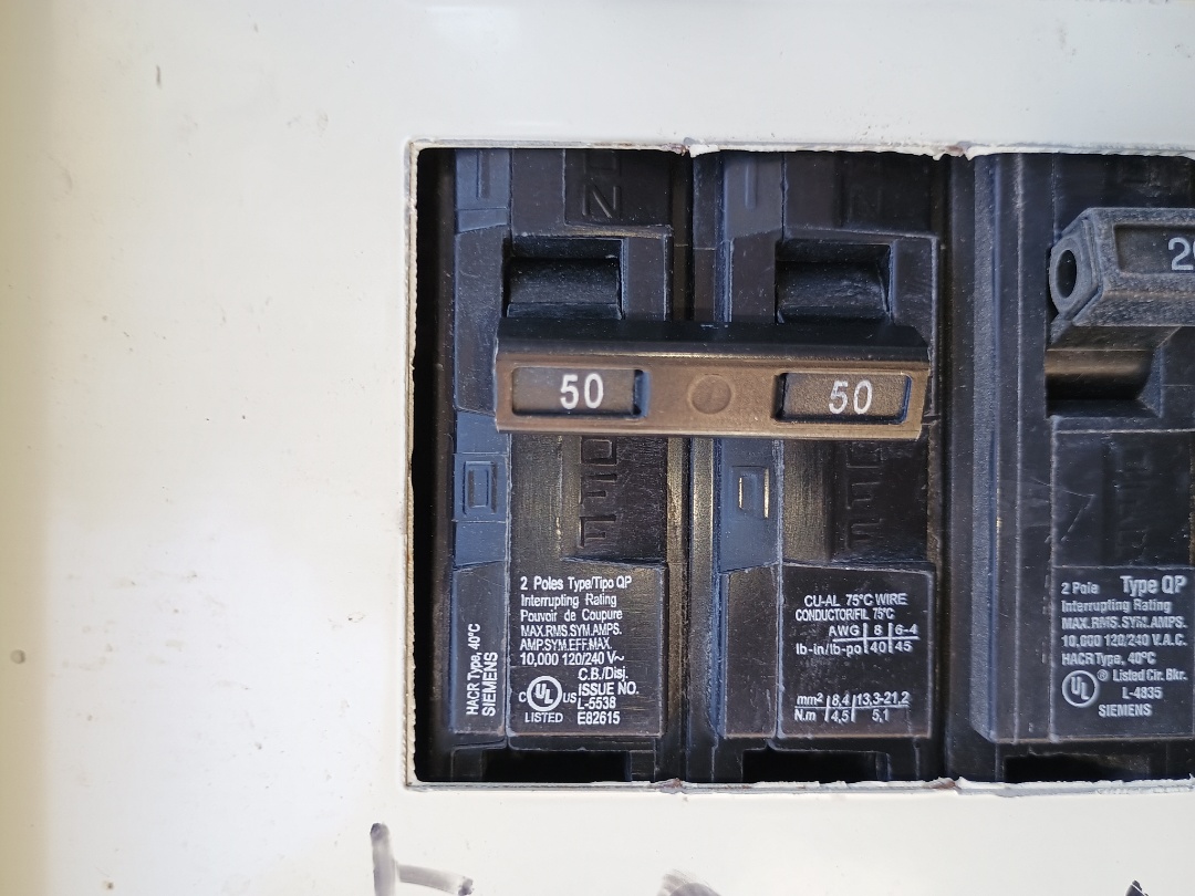changed 2 breakers