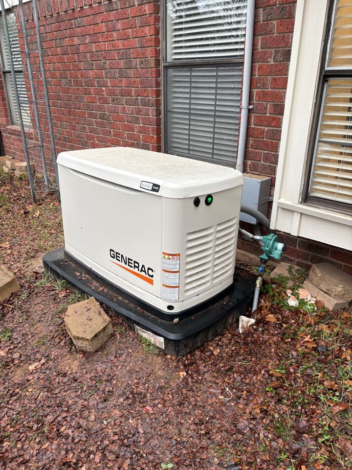 Repaired and started a new Generac system! Now our customer is prepared for this cold winter
