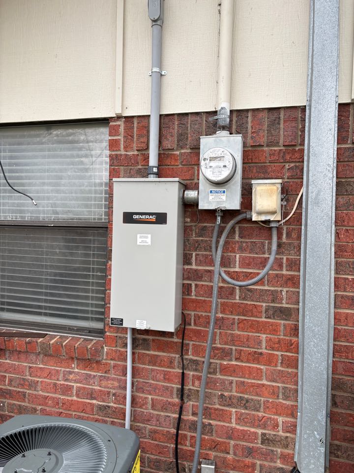 Repaired and started a new Generac system! Now our customer is prepared for this cold winter