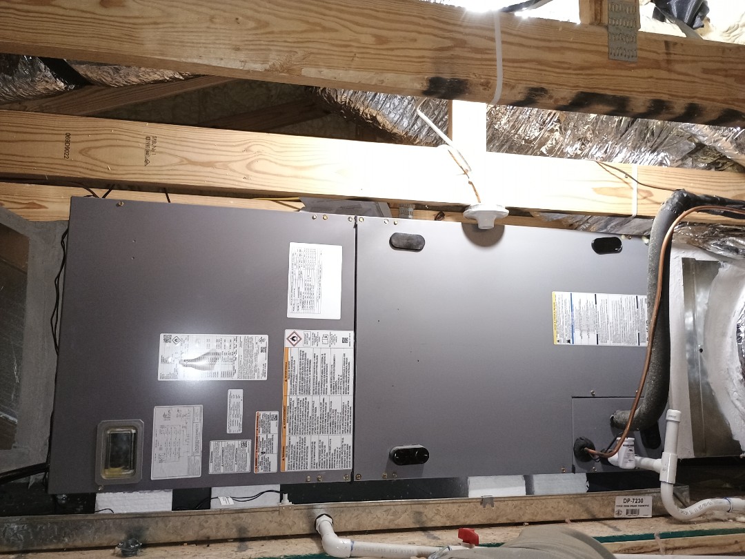 installed unit and reduced building