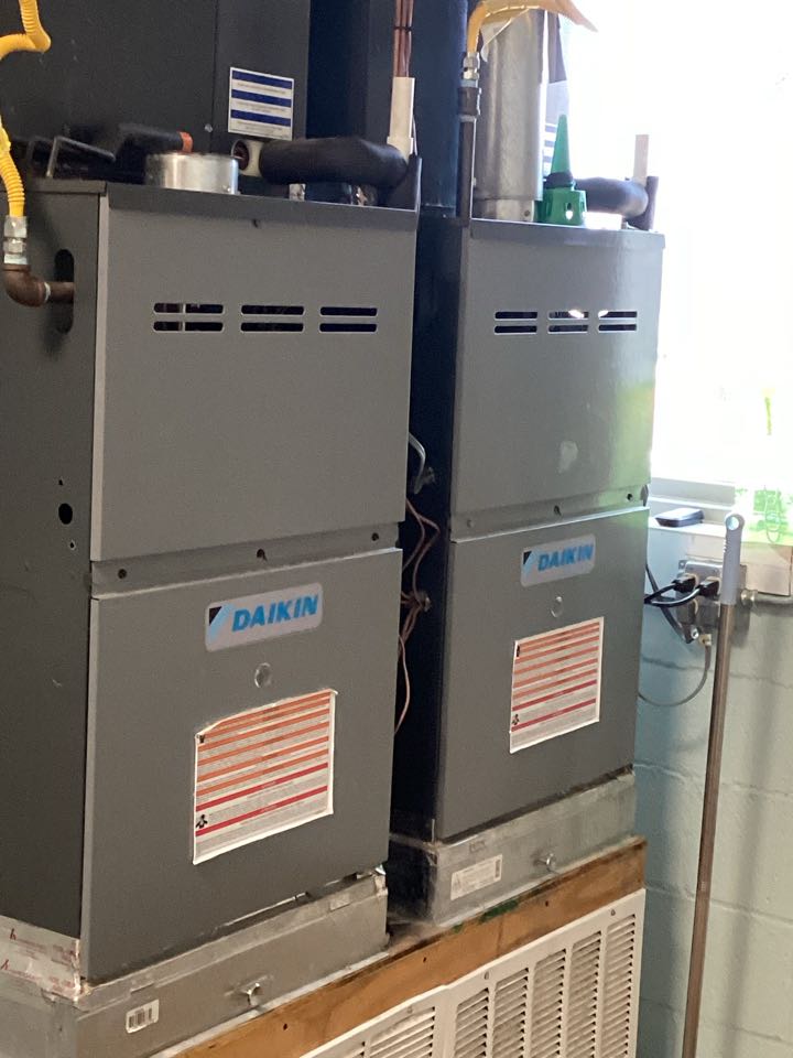 Wired the duct smoke detectors on 2 twin systems 