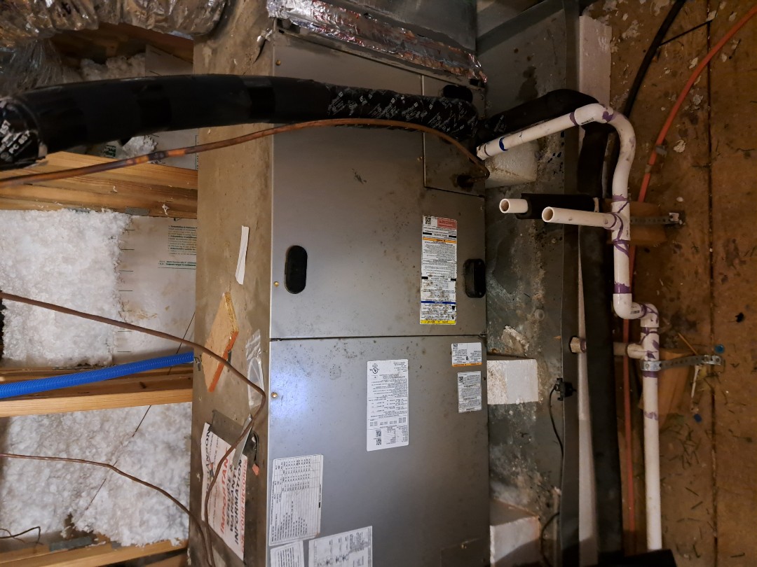 Replacing TXV on indoor unit, installing new Filter dryer on outside unit, and checking the charge 