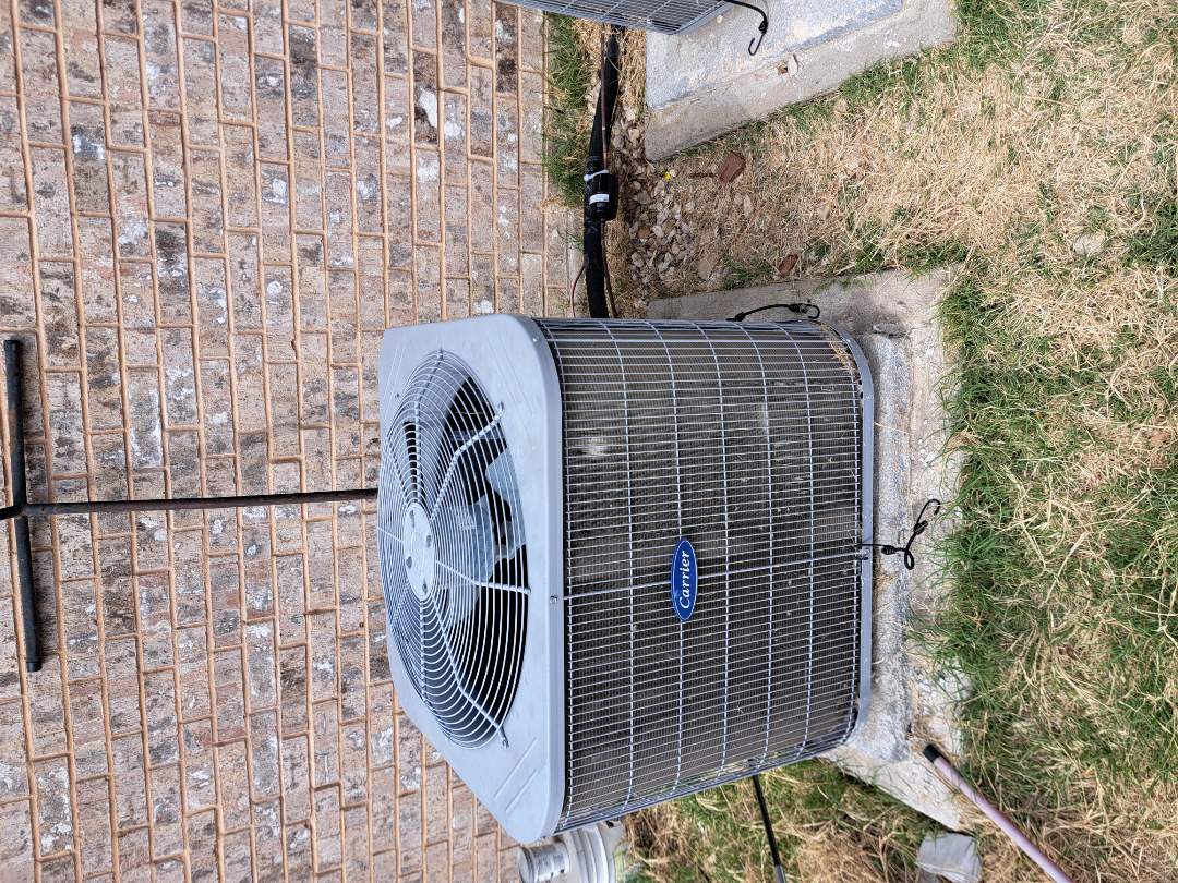 Replacing TXV on indoor unit, installing new Filter dryer on outside unit, and checking the charge 