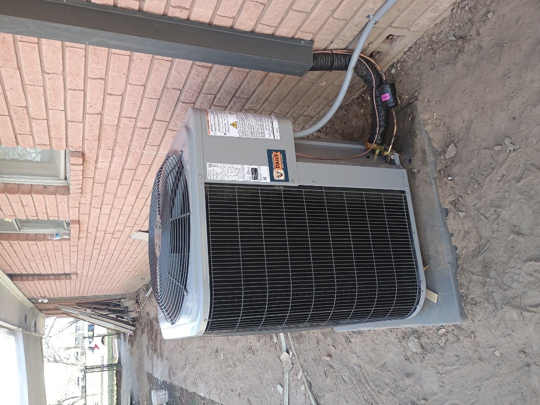 installed a new AC system