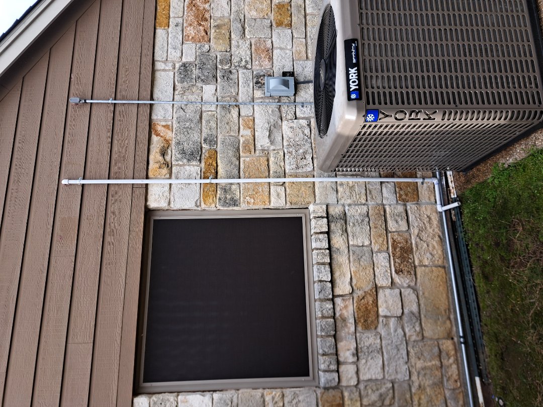 Rerouting primary condensation drain line 