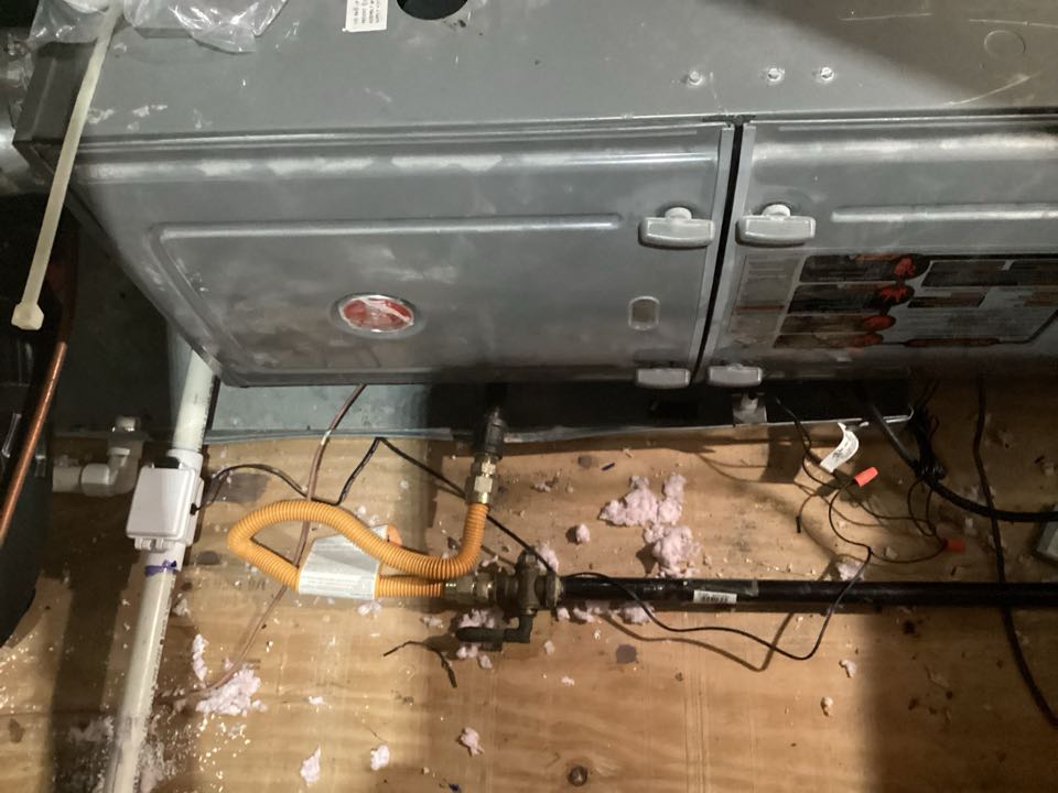 Installed float switch and hard start kit 