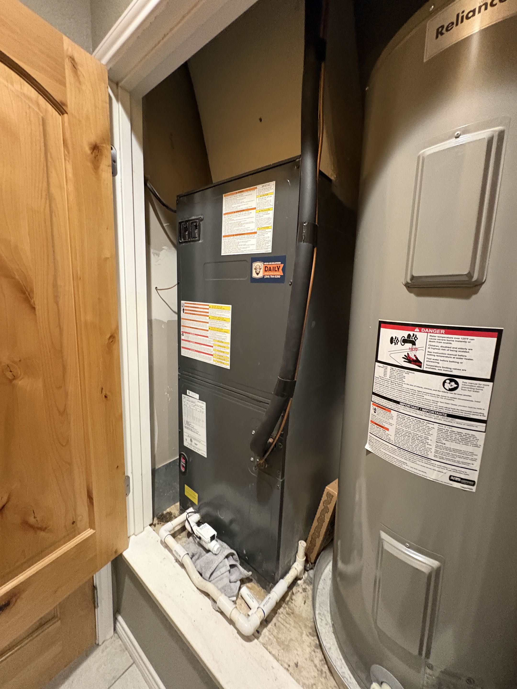 Performed a HVAC maintenance on a Goodman