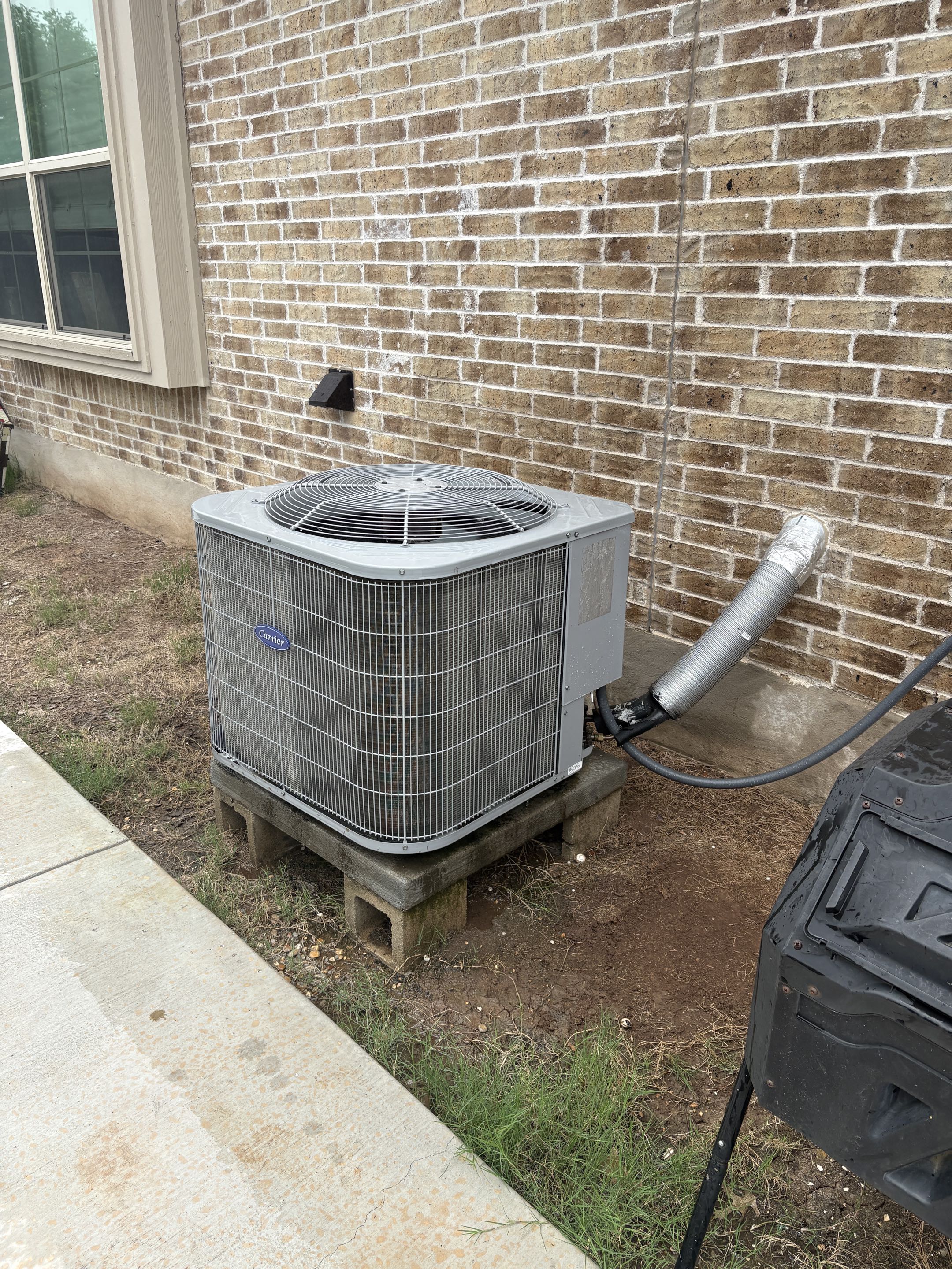 Maintenance a carrier HVAC system.