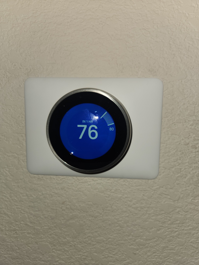 install a nest thermostat 
and replaced the indoor coil