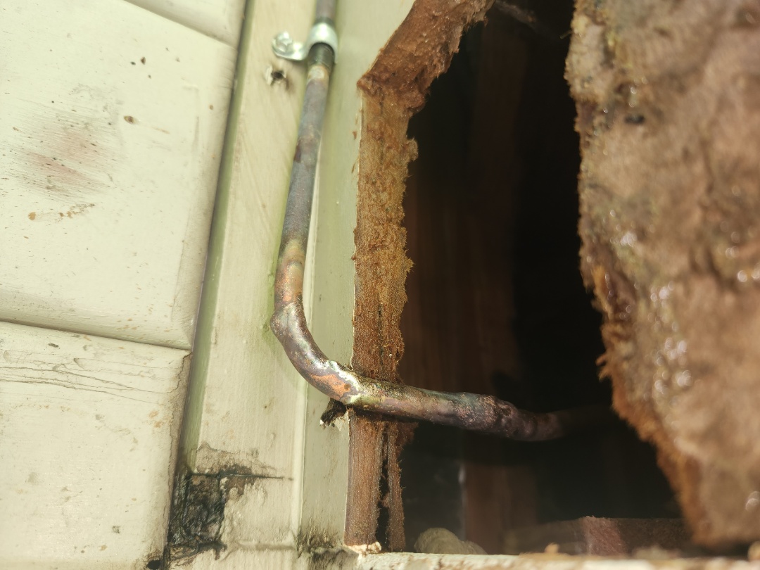 performed spring maintenance and repaired the drain 