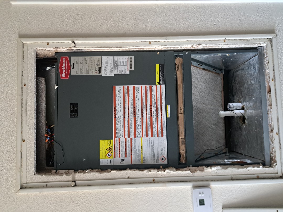 installing new unit.