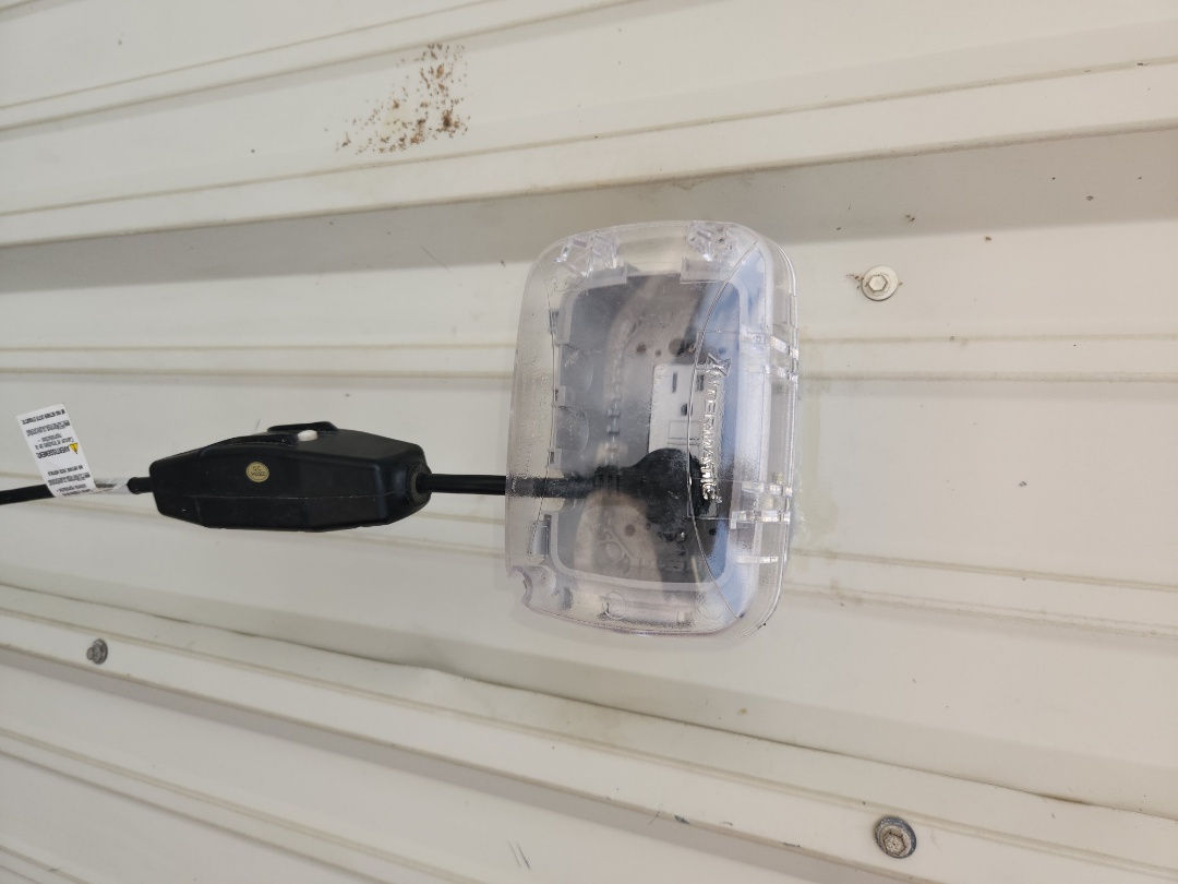 installed GFI plug
