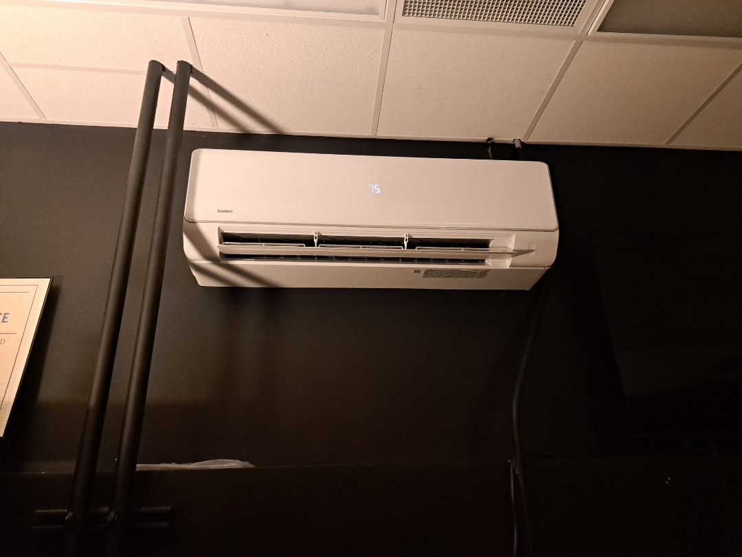 AC Technician, installing Kaden Mini split 