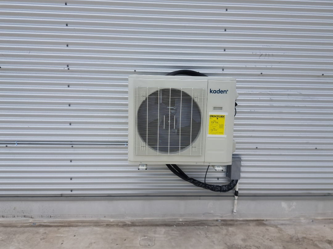 AC Technician, installing Kaden Mini split 