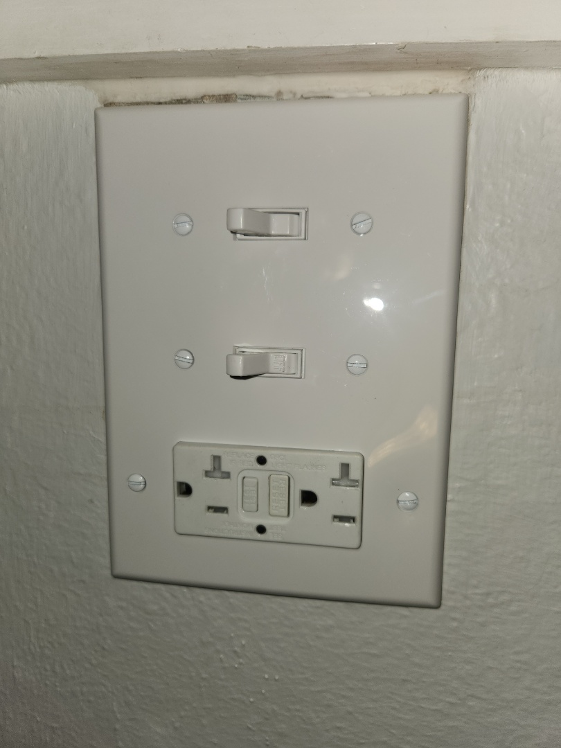 install bathroom exhaust and switch 
