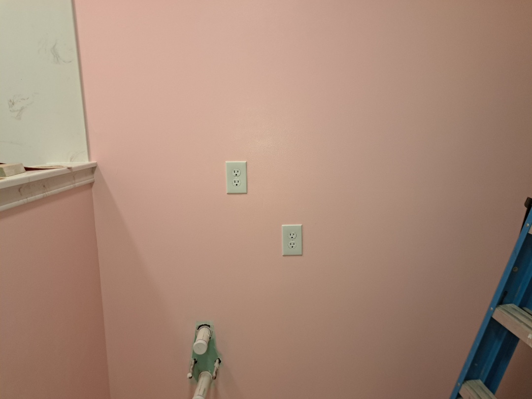 Installing Outlets, switches, and a light 