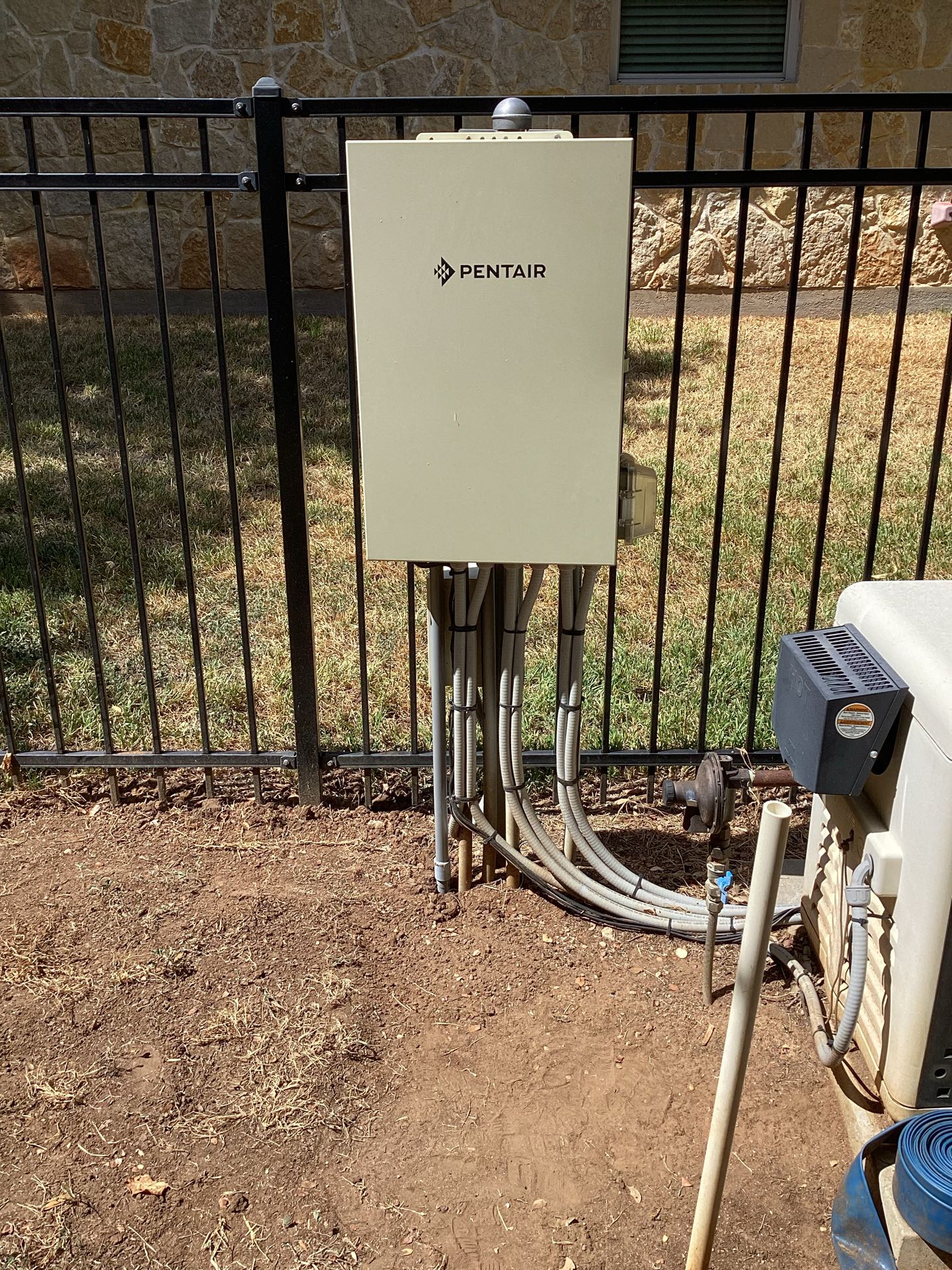 Running power for landscaping lights