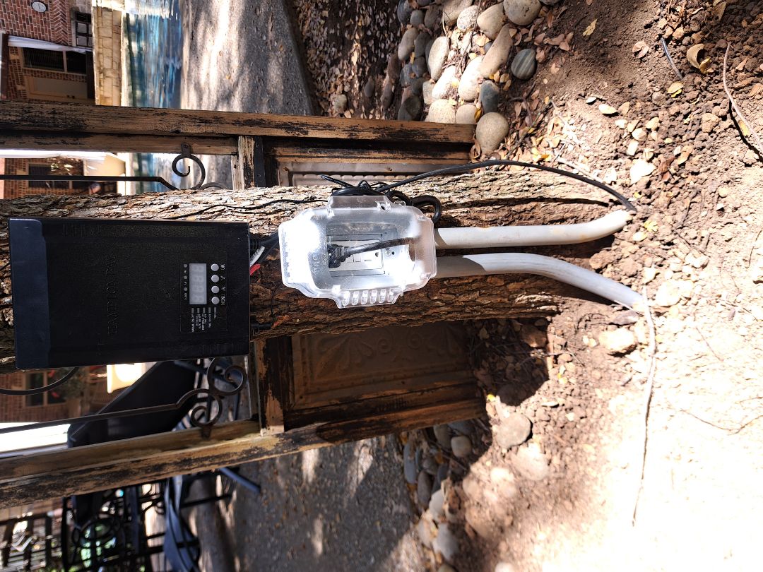 Running power for Landscaping lights 