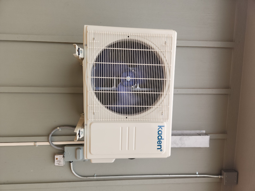 install cadet mini split set including the power 