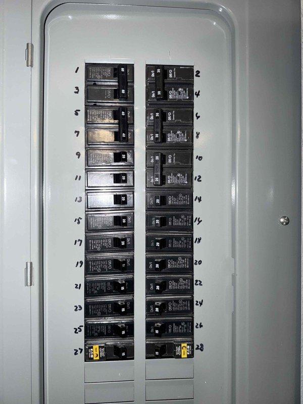 Completed comprehensive estimate for full HVAC system replacement. Evaluated existing air handler with aged foil-faced insulation and water heater unit located in utility closet, documented current mechanical installation including electrical connections and system components. Inspected electrical breaker panel to assess capacity and circuit availability for new equipment installation, photographed all existing equipment and infrastructure to provide accurate replacement specifications and scope of work for customer approval.