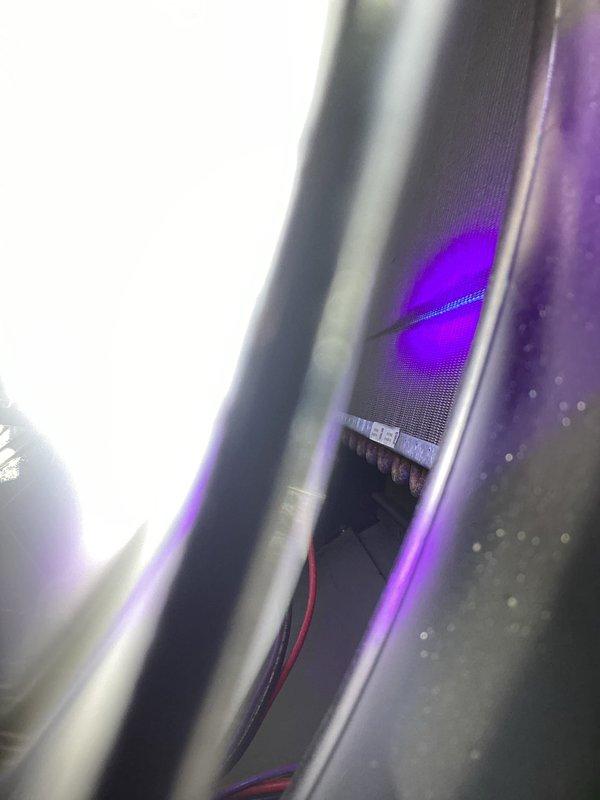 Fort Myers, FL - Returned to service repeat no-cool issue on HVAC unit. Performed diagnostic inspection of mechanical and electrical components using UV inspection light in confined equipment cabinet space. Documented system conditions including ductwork, wiring connections, and internal components for further troubleshooting and repair recommendations.