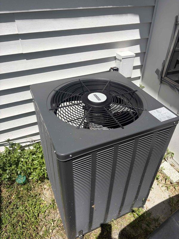 Lehigh Acres, FL - Completed third quarterly preventive maintenance inspection on residential air conditioning system. Performed comprehensive exterior condenser unit evaluation, including visual inspection of cabinet condition, fan assembly, and protective grille. Cleaned condenser coils using professional coil cleaning solution and equipment to remove accumulated dirt, debris, and organic matter, ensuring optimal heat transfer efficiency and system performance for continued reliable operation.