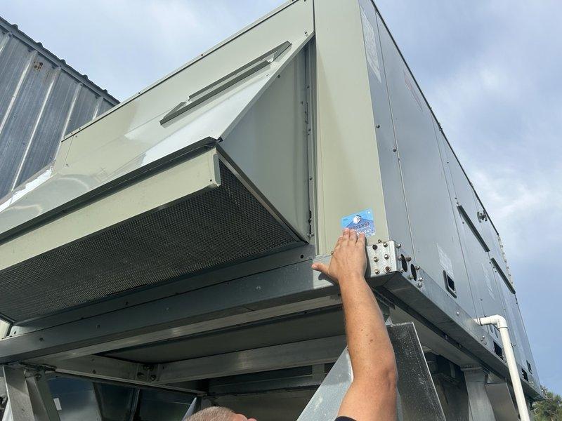 Fort Myers Beach, FL - Completed comprehensive inspection of six HVAC systems at commercial property. Performed visual assessment of all units to identify potential issues, documented filter sizes for each system, and verified operational status of equipment. All units inspected and filter specifications recorded for future maintenance requirements.