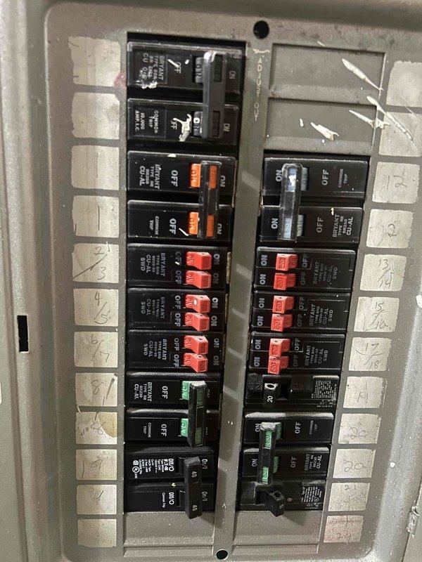 Naples, FL - Responded to no cooling call for new customer. Performed system inspection and documented equipment information including electrical control panel, HVAC components, and main electrical breaker panel. Photographed wiring configurations, control modules, capacitors, and circuit breaker layout for service records. Gathered necessary equipment data and system specifications to establish customer account and service history.